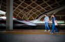 Kereta wisata melintas di tengah panorama alam hijau Indonesia, menawarkan kemudahan aksesibilitas dan kenyamanan perjalanan bagi para pelancong modern.